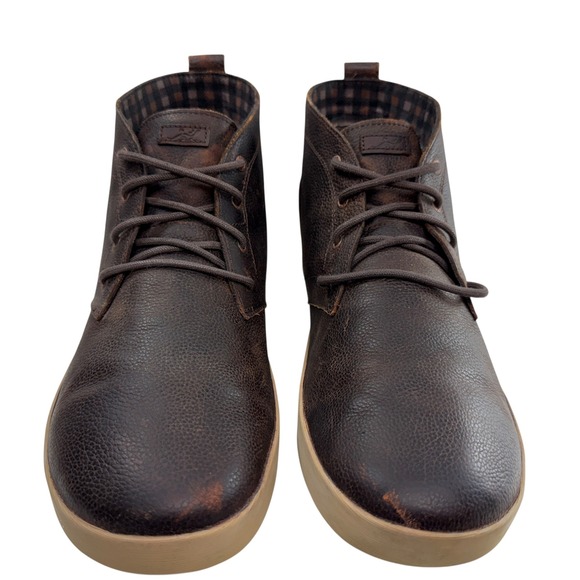 Chaco Mahogany Performance Footwear Mens Chukka Boots Lace Up Size 14 - Picture 3 of 12
